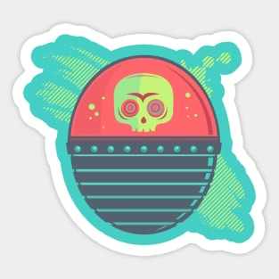 Skull Tank 3 Sticker